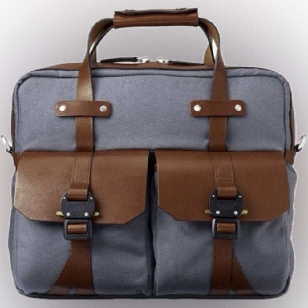 Allen Edmonds x Korchmar - Outpost Field Bag - Grey